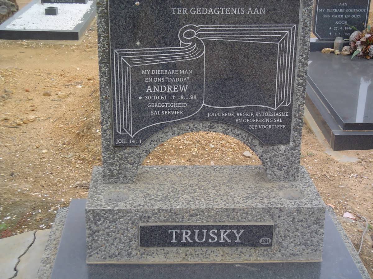 TRUSKY Andrew 1961-1998