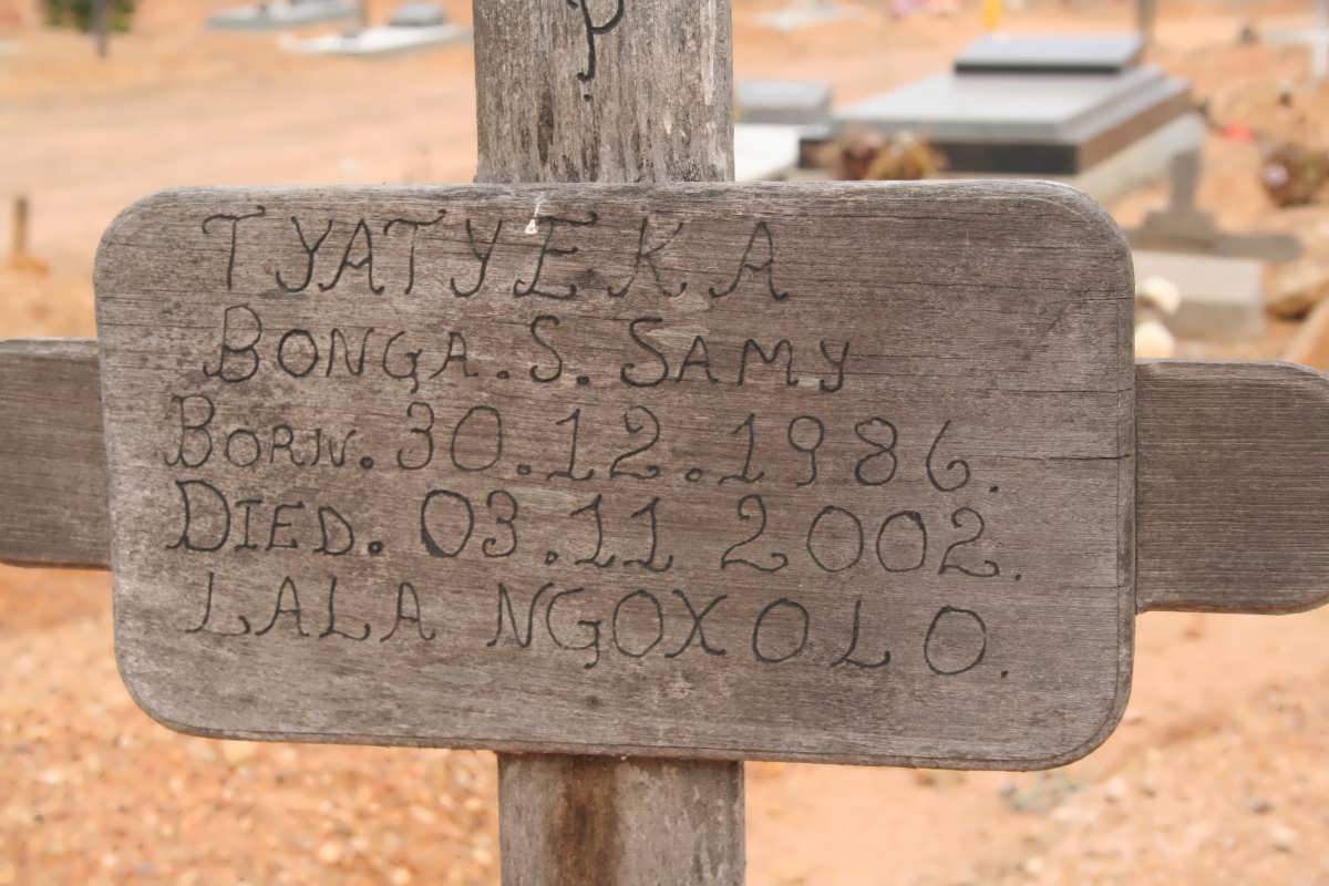 TYATYEKA Bonga.S. Samy 1986-2002