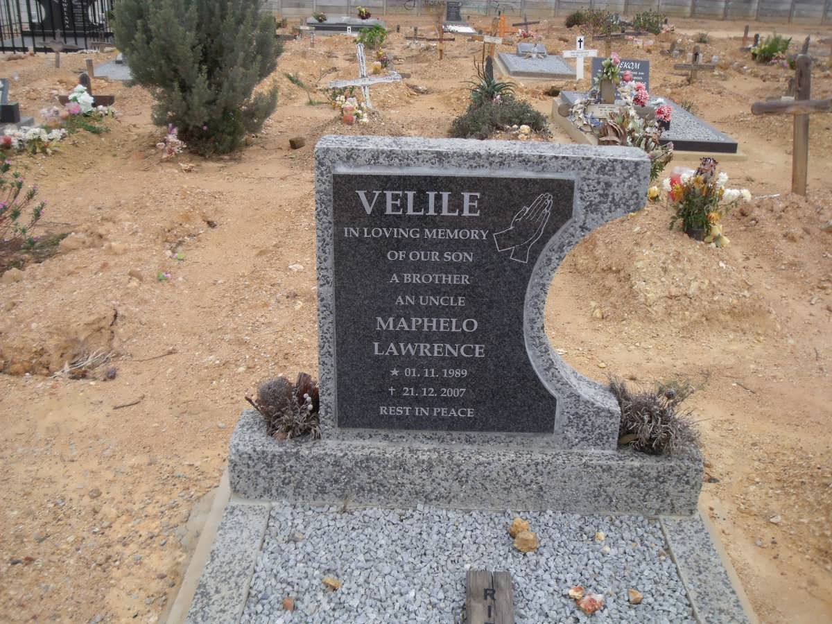 VELILE Maphelo Lawrence 1989-2007