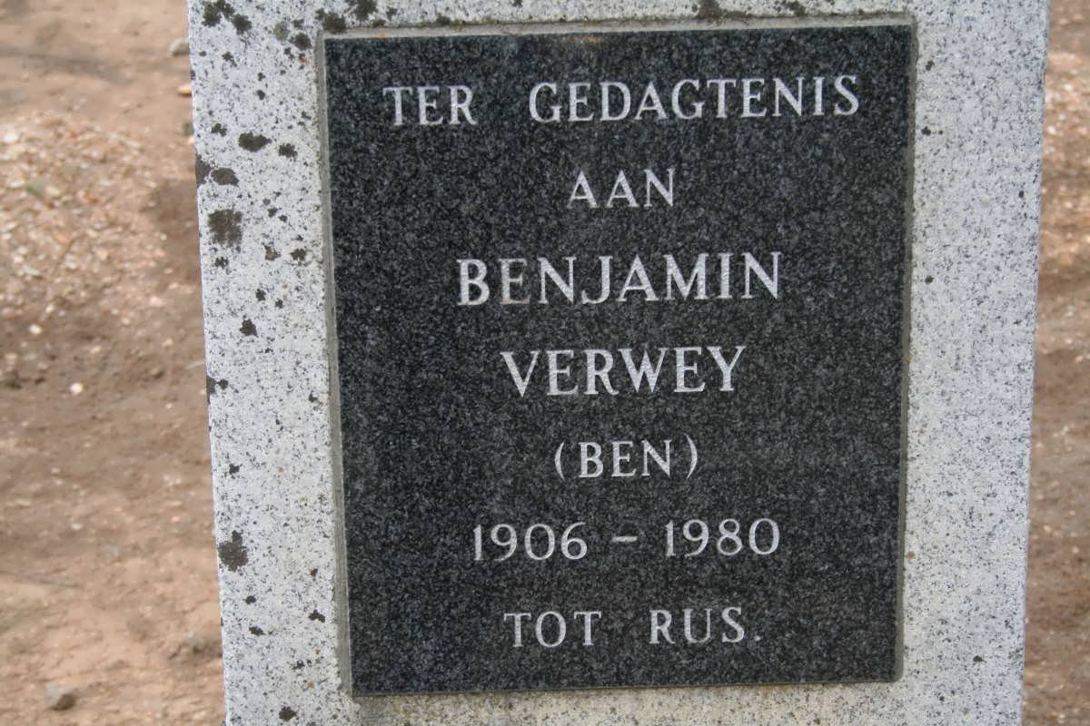 VERWEY Benjamin 1906-1980