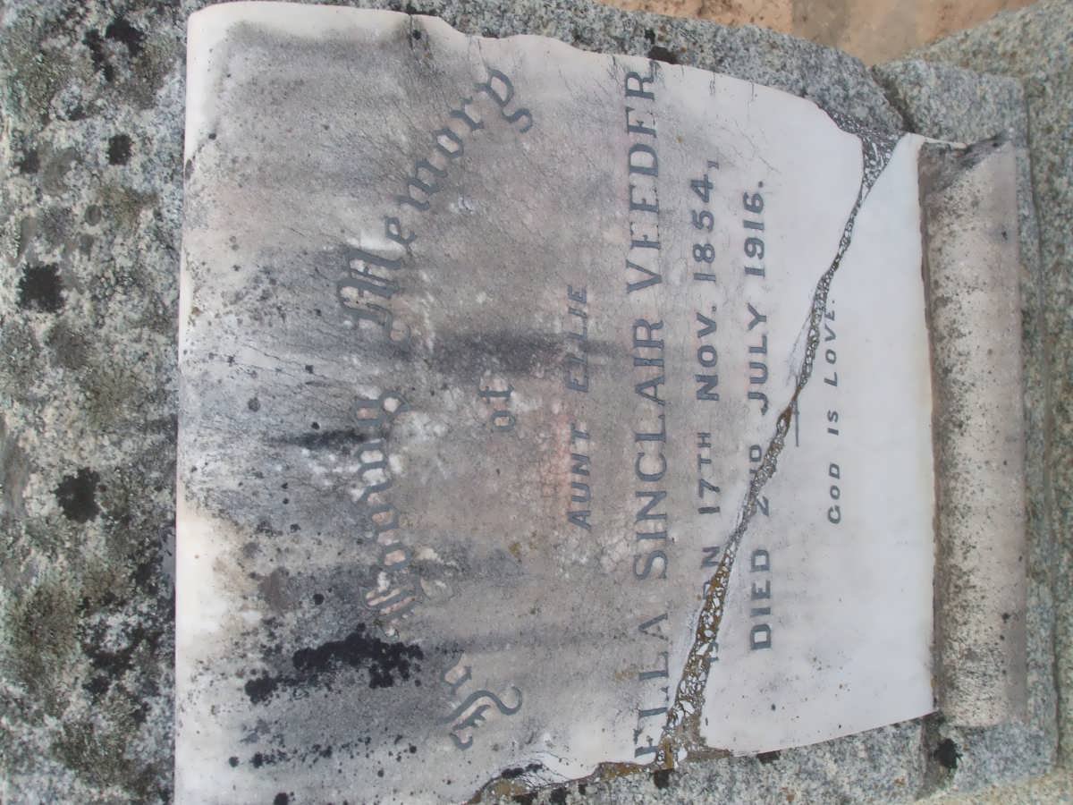VEEDER Ella Sinclair 1854-1916
