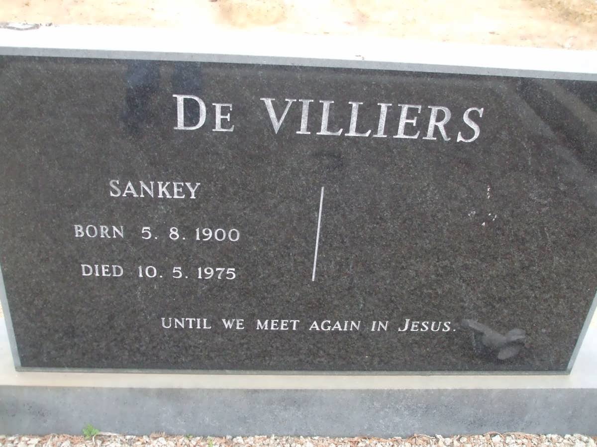 VILLIERS Sankey, de 1900-1975