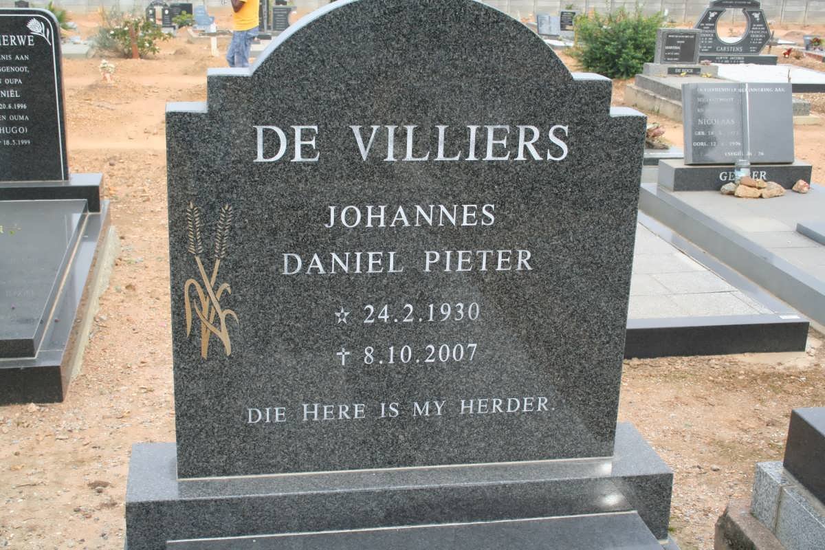 VILLIERS Johannes Daniel Pieter, de 1930-2007