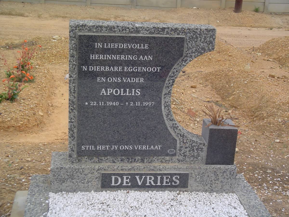 VRIES Apollis 1940-1997