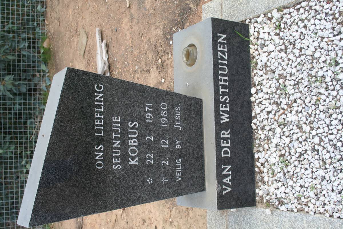 WESTHUIZEN Kobus, van der 1971-1980
