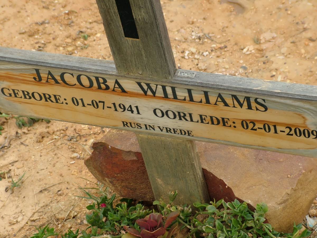 WILLIAMS Jacoba 1941-2009