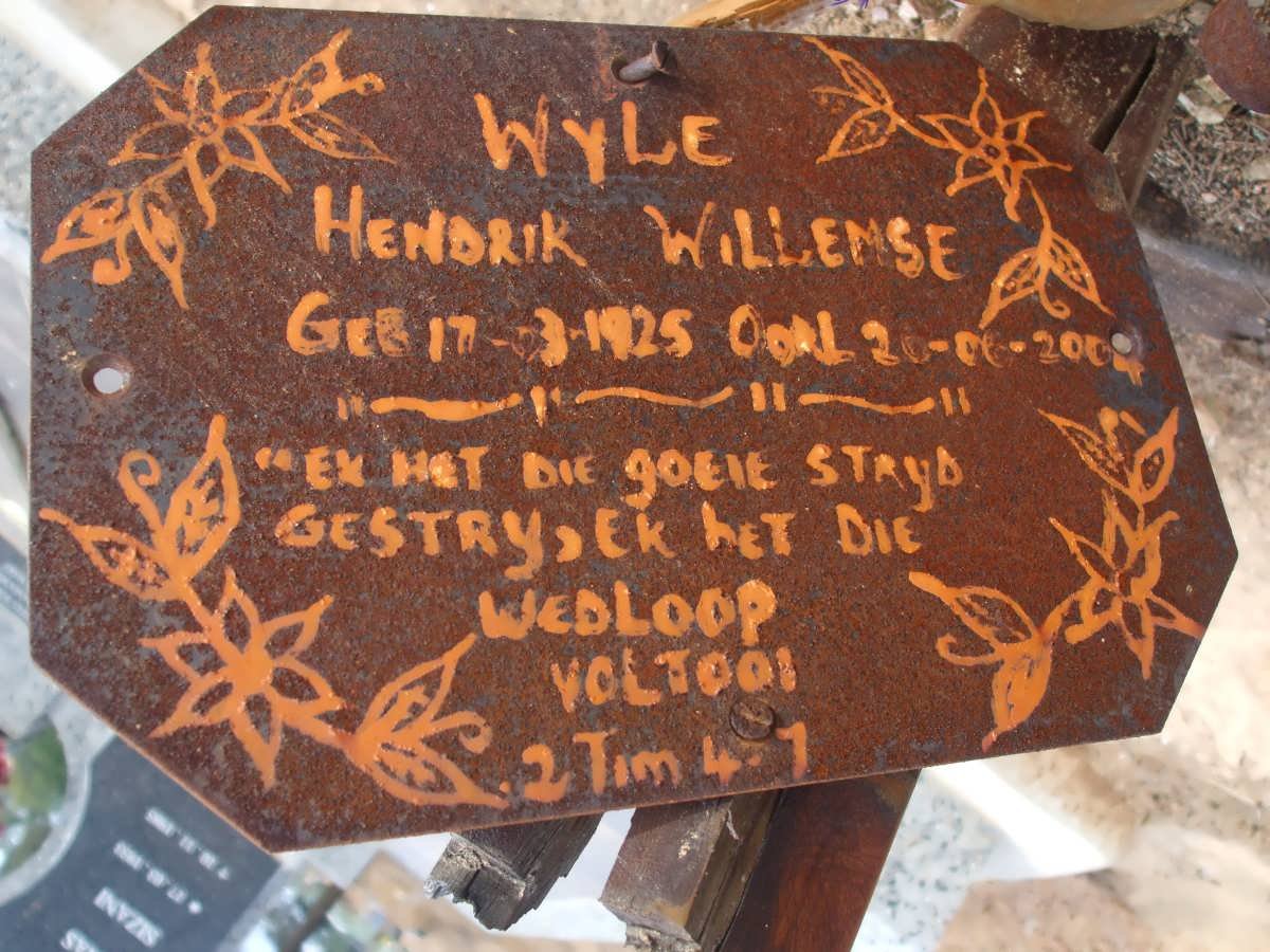 WILLEMSE Hendrik 1925-2004