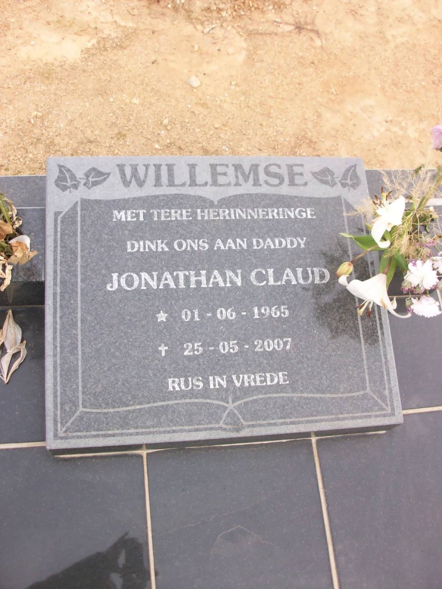 WILLEMSE Jonathan Claud 1965-2007