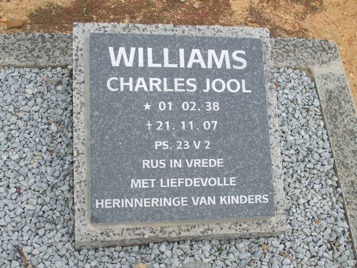 WILLIAMS Charles Jool 1938-2007