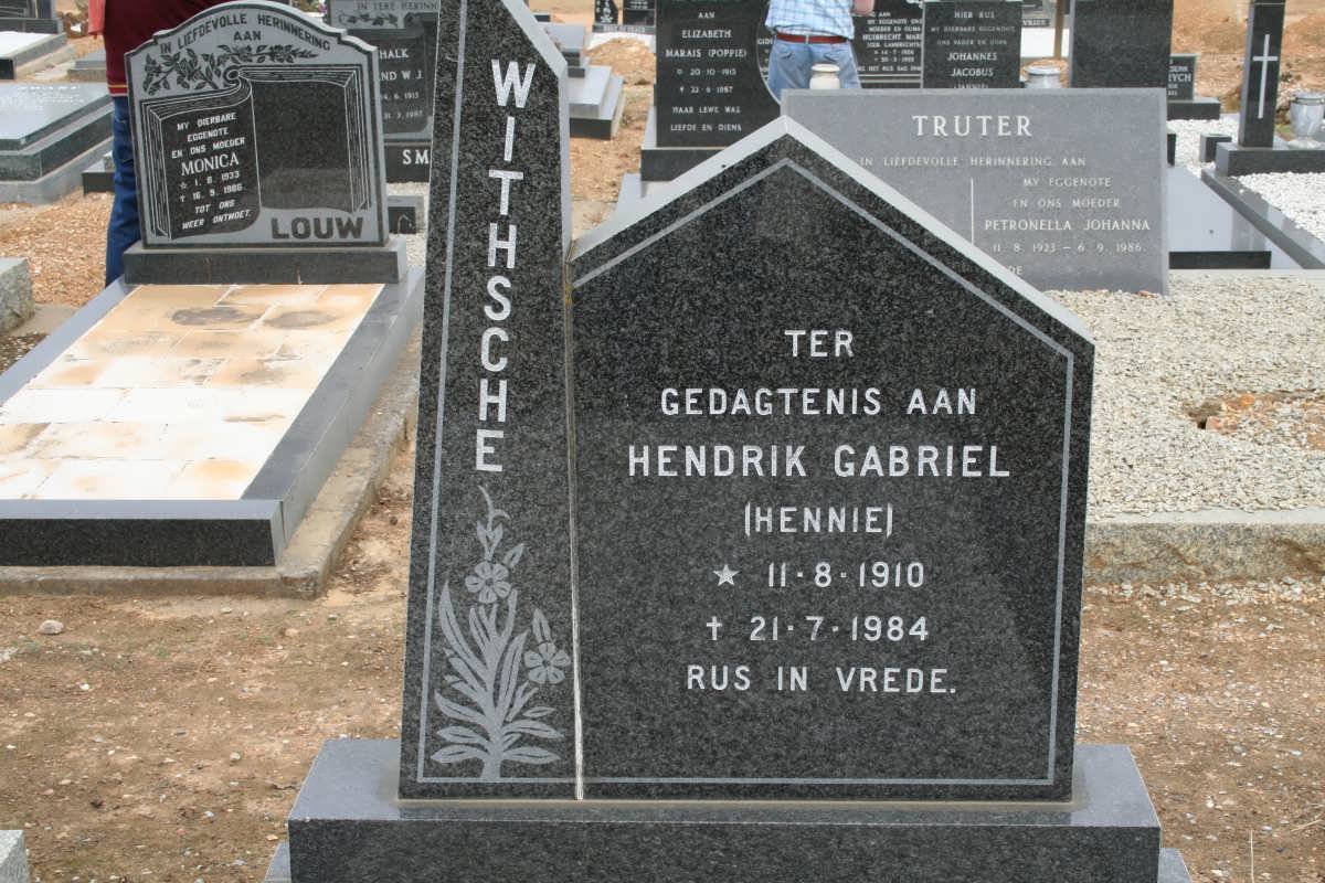 WITHSCHE Hendrik Gabriel 1910-1984