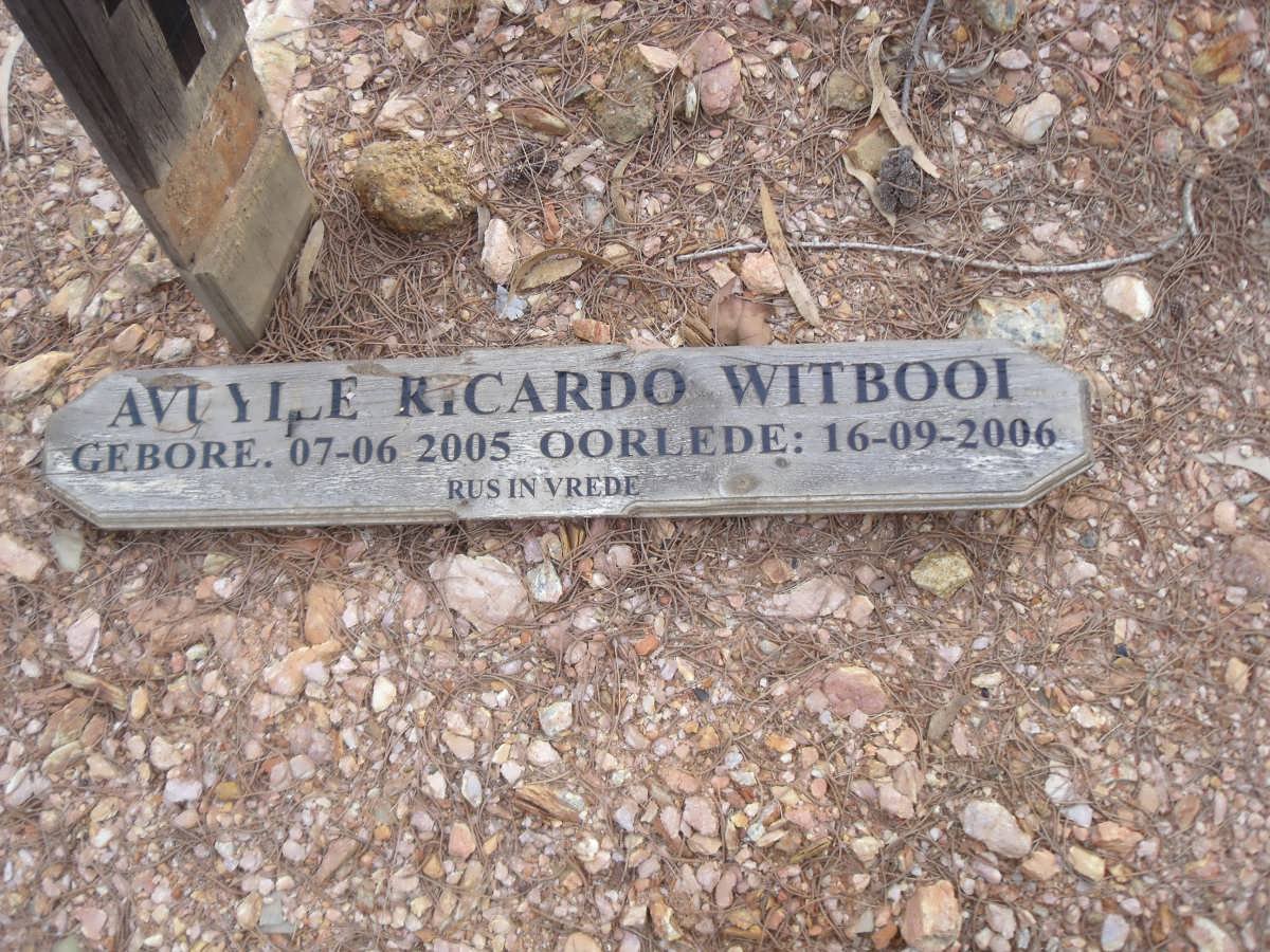 WITBOOI Avuyile Ricardo 2005-2006