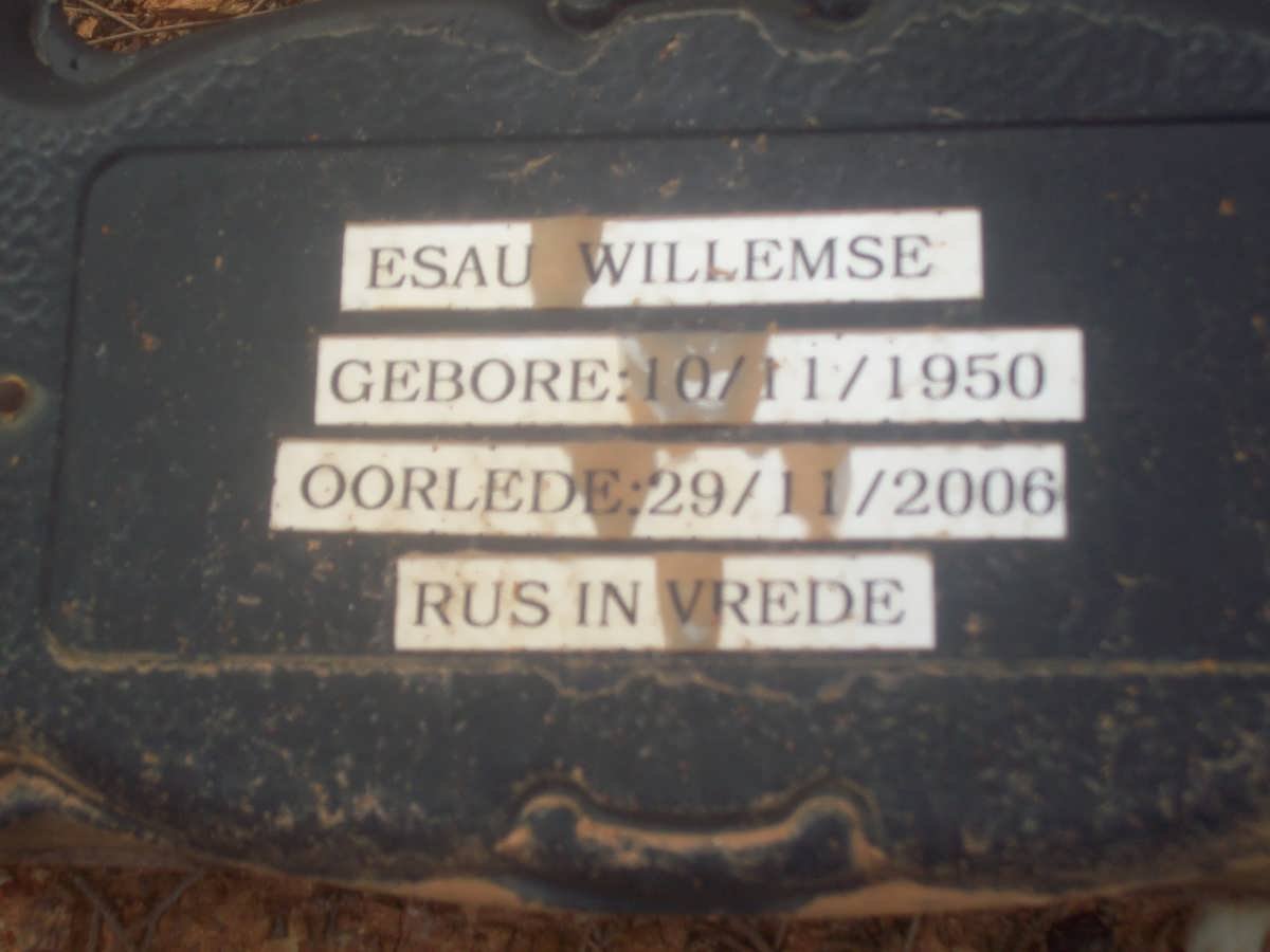 WILLEMSE Esau 1950-2006