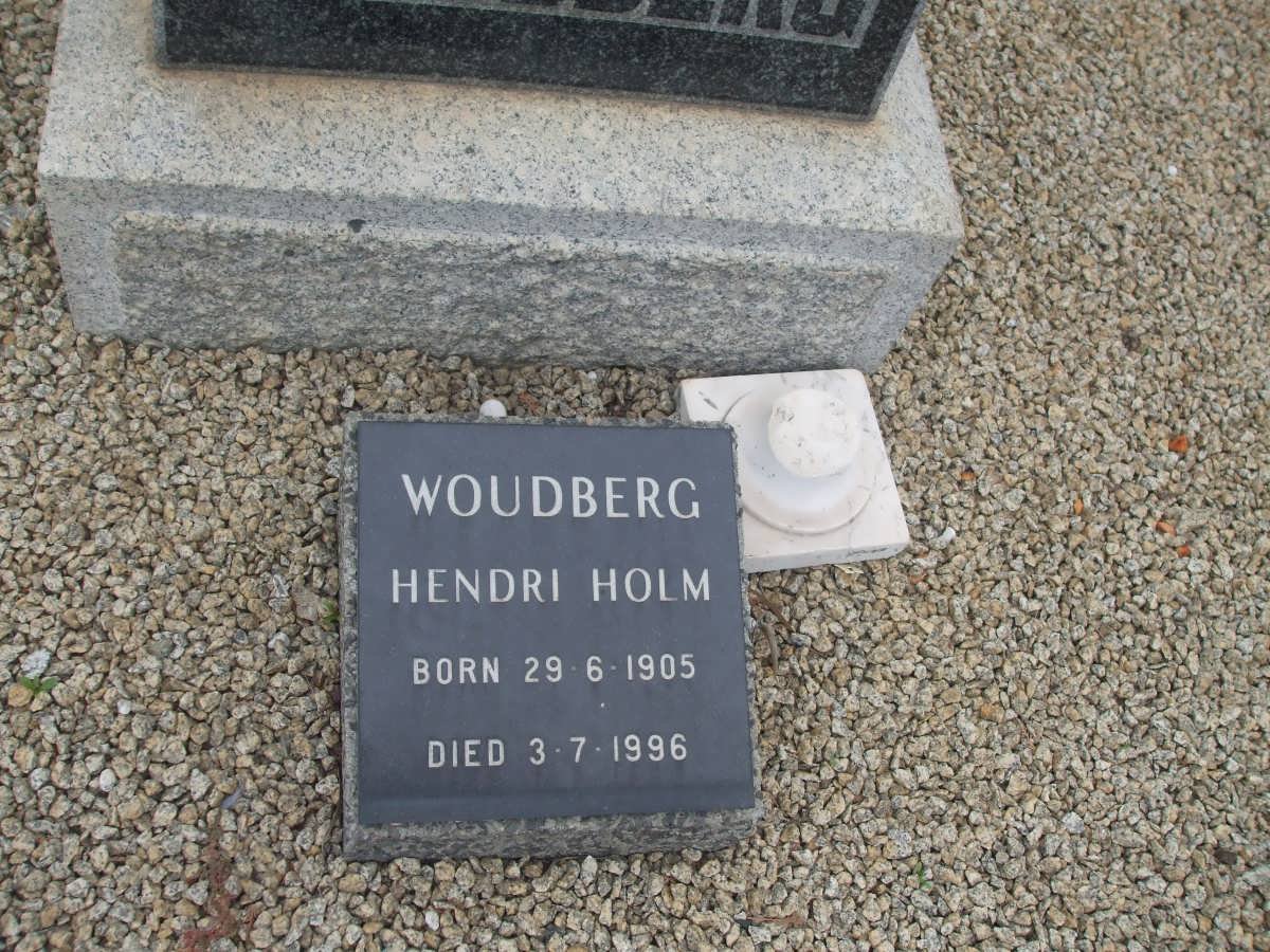 WOUDBERG Daniel B. -1951 &amp; Magdalena HOLM -1936 :: WOUDBERG Hendri Holm 1905-1996