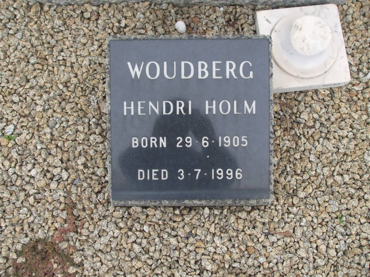 WOUDBERG Hendri Holm 1905-1996