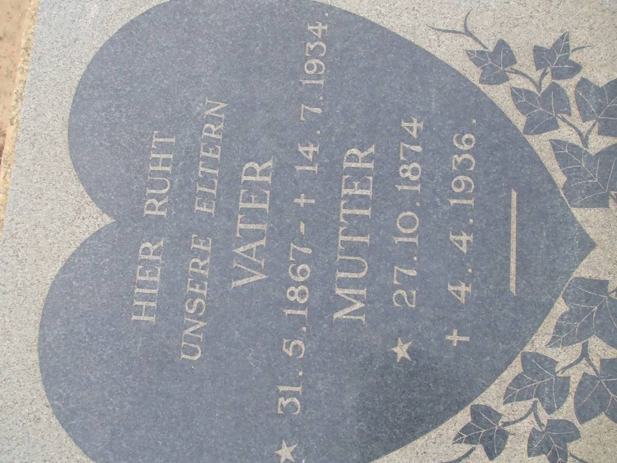 ZUHLSDORFF ? 1867-1934 &amp; ? 1874-1936