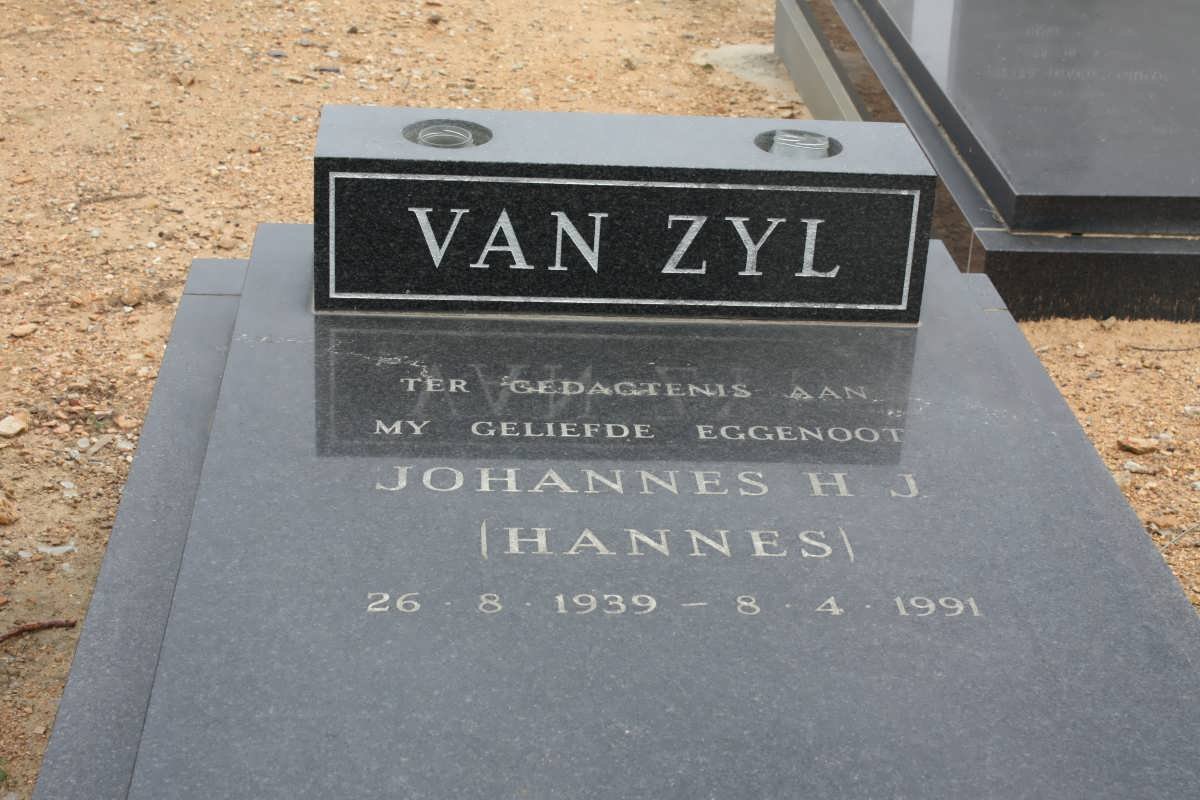 ZYL Johannes H.J., van 1939-1991