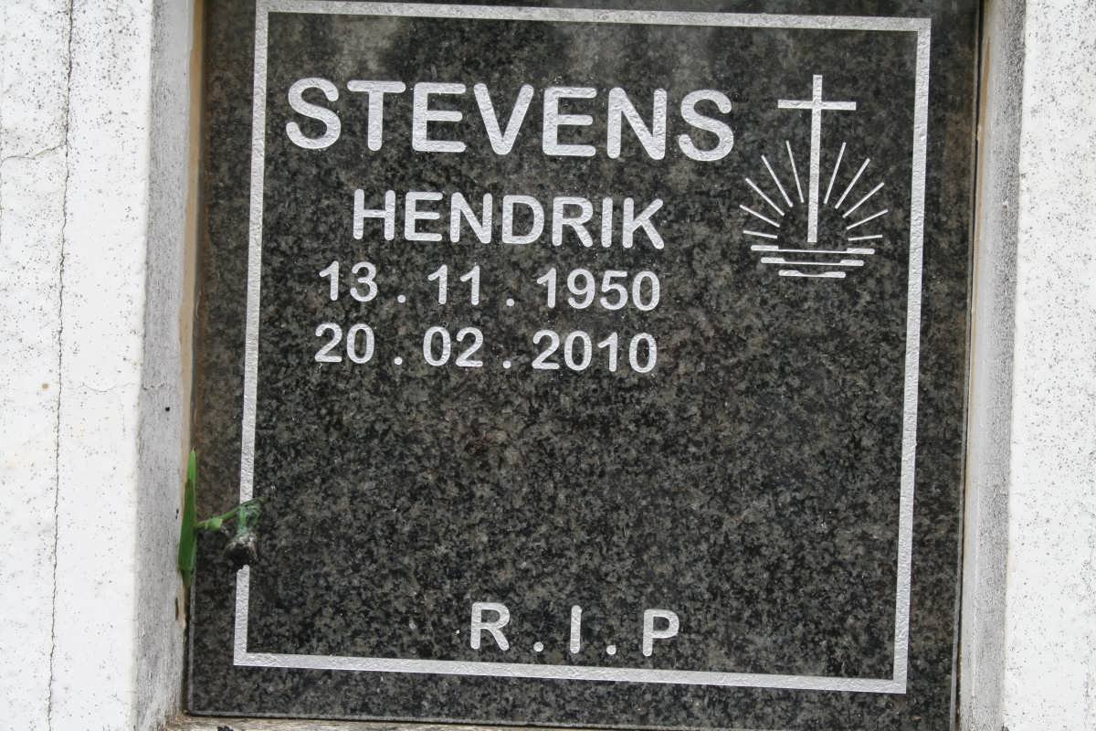 STEVENS Hendrik 1950-2010