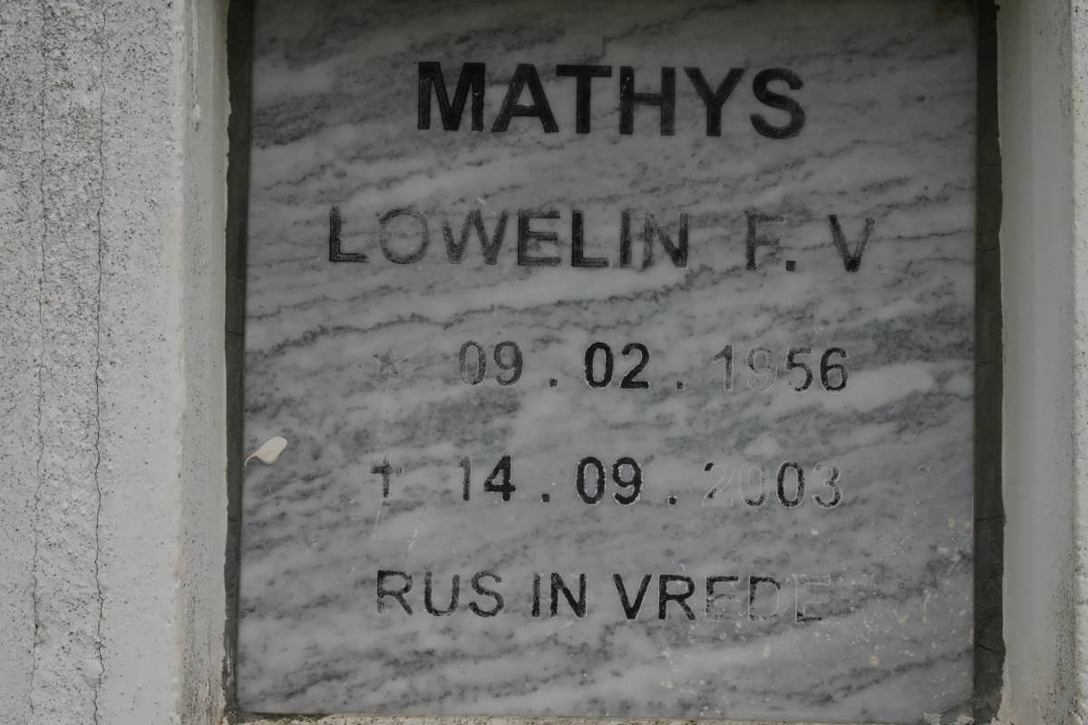 MATHYS Lowelin F.V. 1956-2003