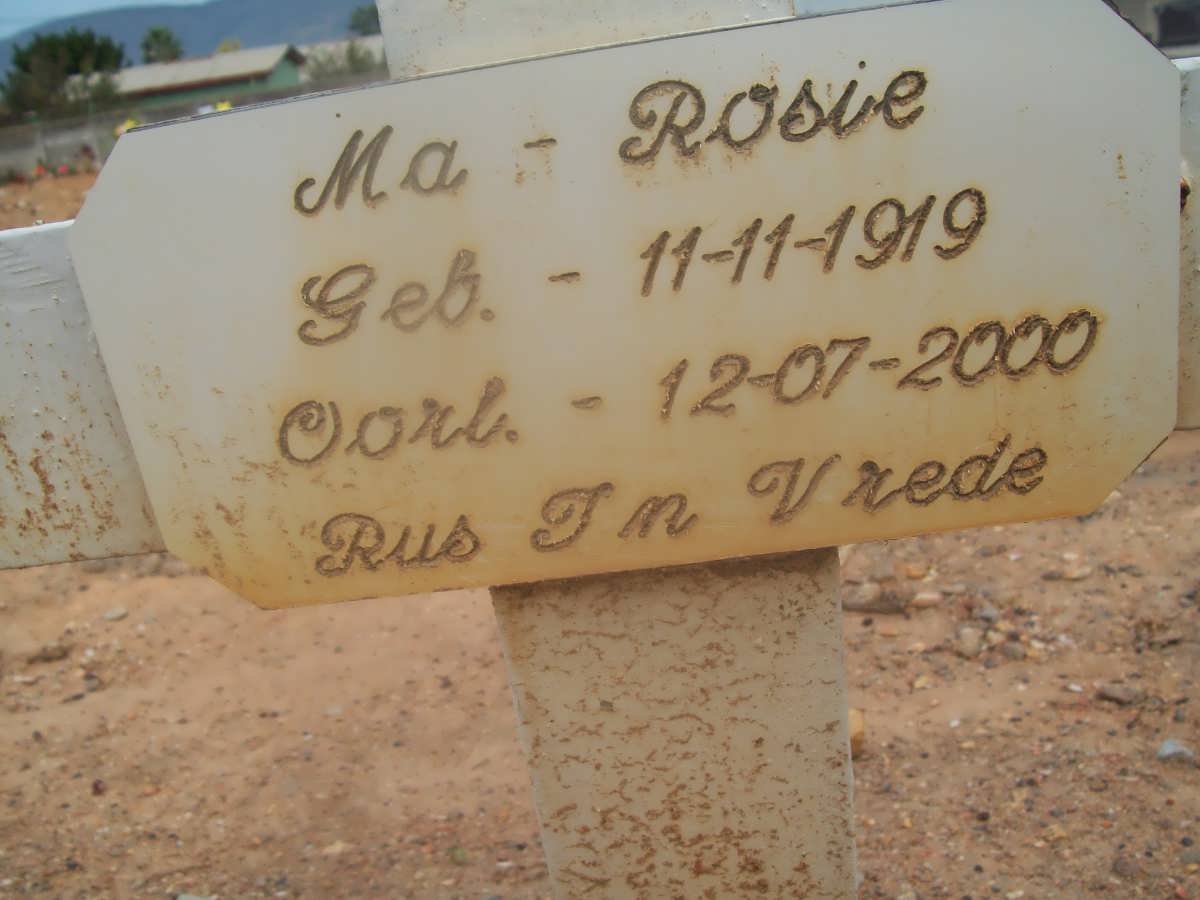 ? Rosie 1919-2000