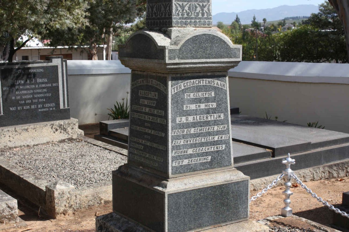 ALBERTIJN Johannes Rudolph 1847-1920  &amp; Margrietha Elizabeth LOUW 1845-1921