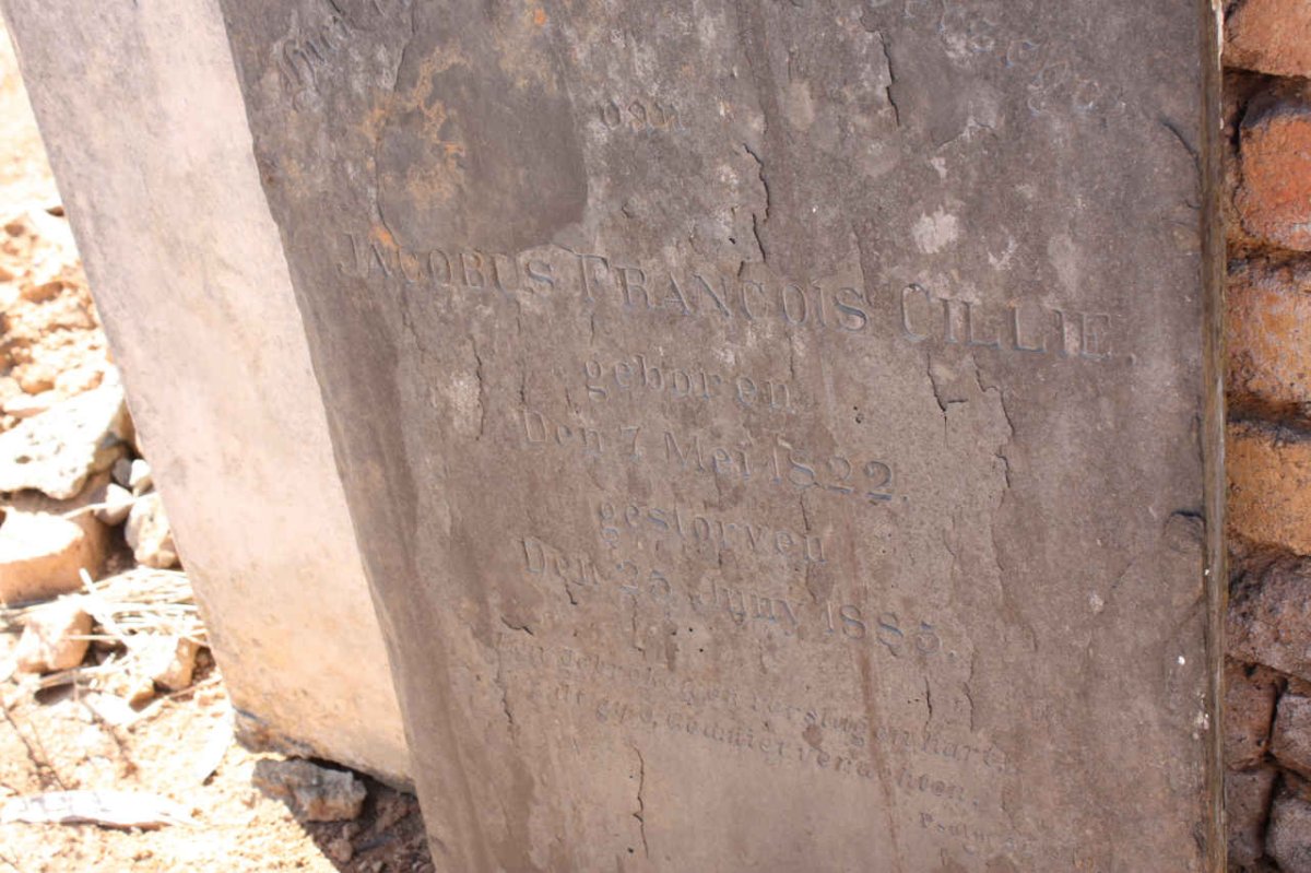 CILLIE Jacobus Francois 1822-1885