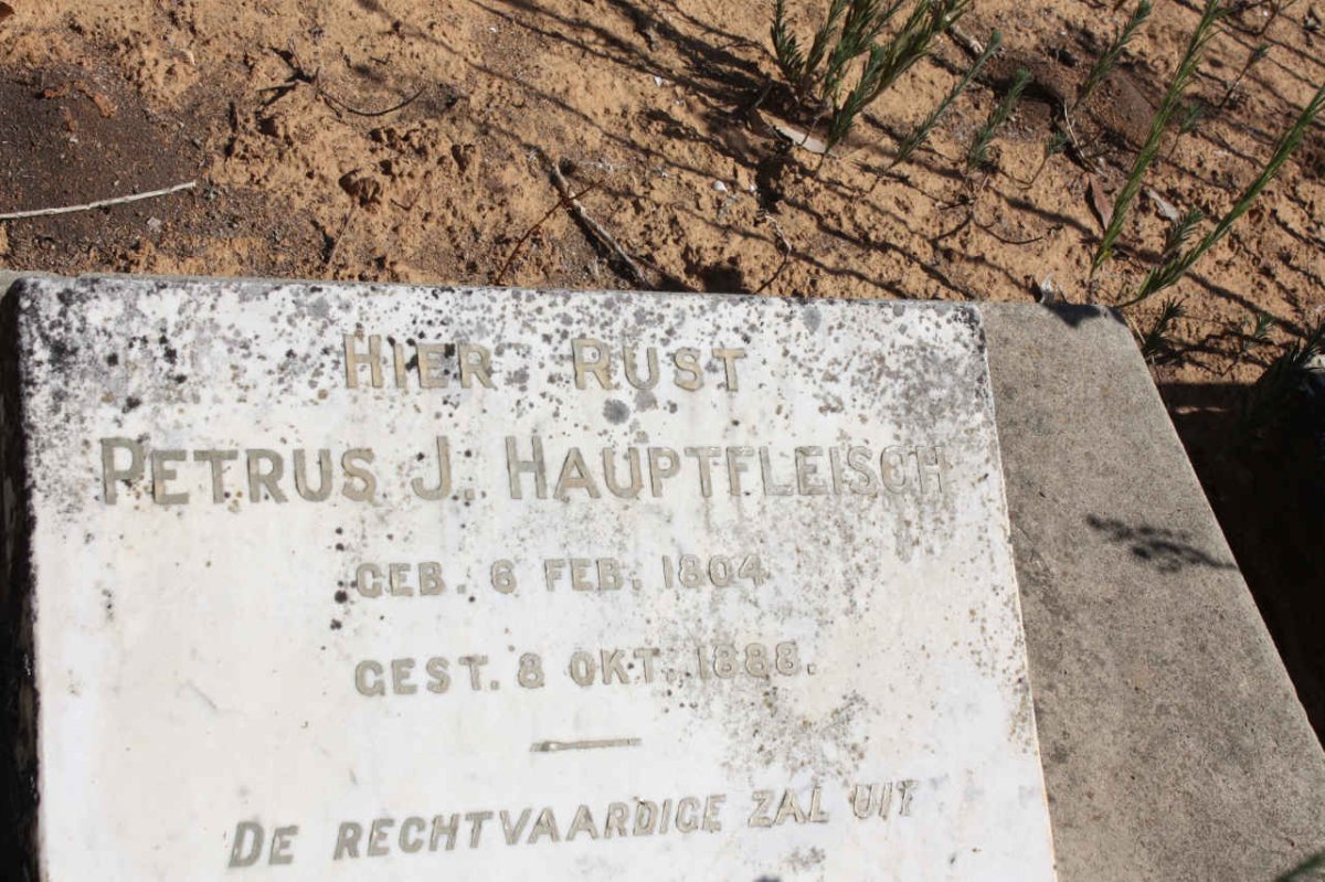HAUPTFLEISCH Petrus J. 1804-1888