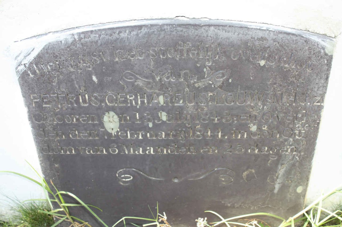 LOUW Petrus Gerhardus 1843-1844