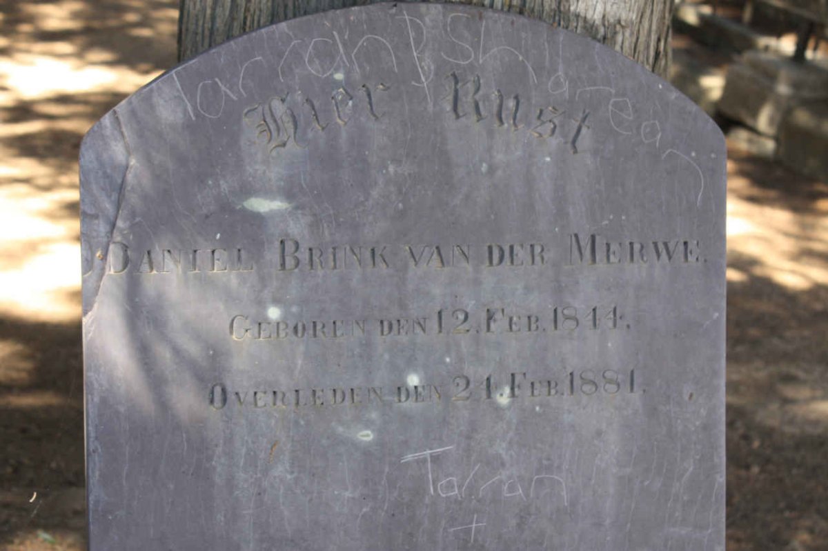 MERWE Daniel Brink, van der 1844-1881