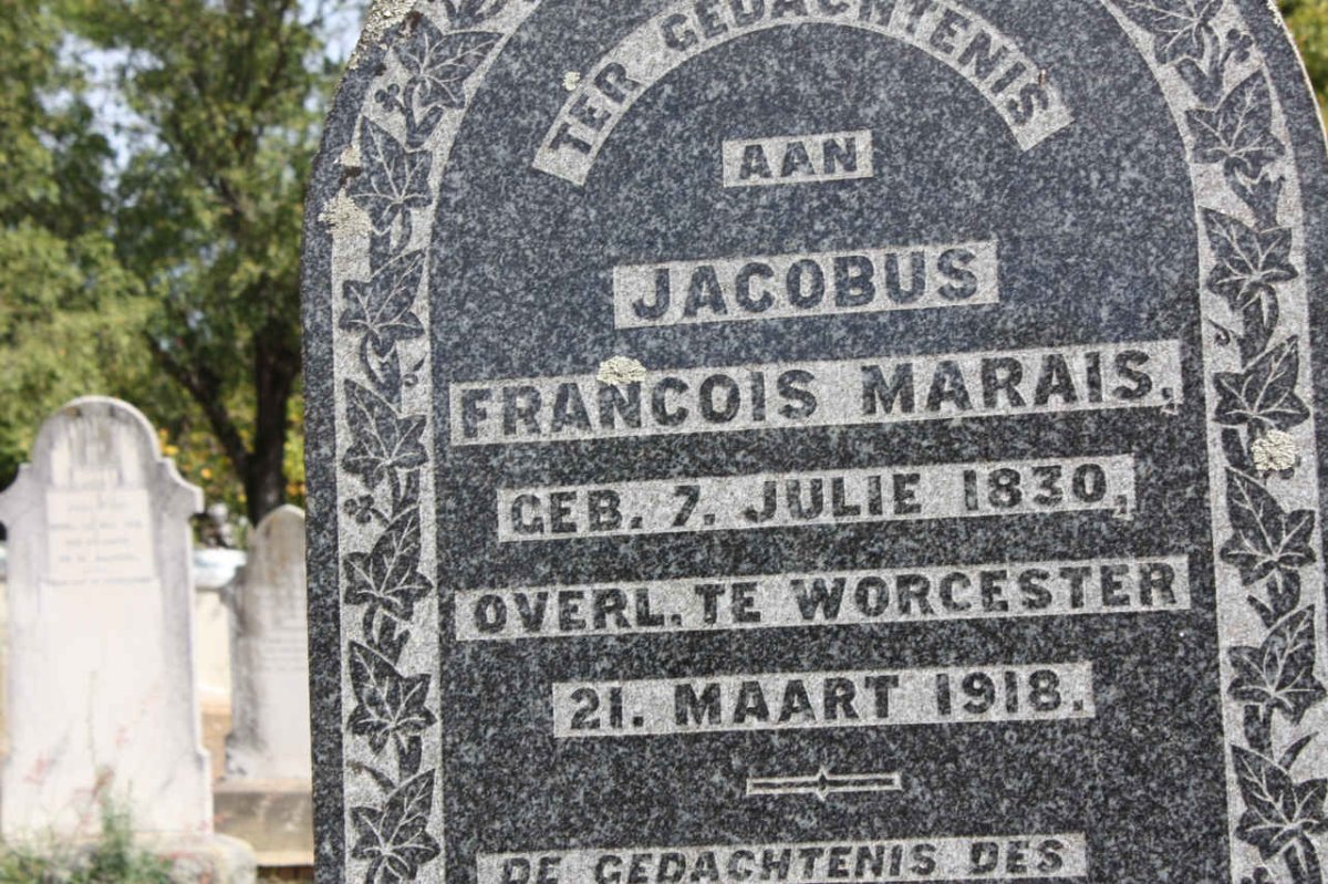MARAIS Jacobus Francois 1830-1918