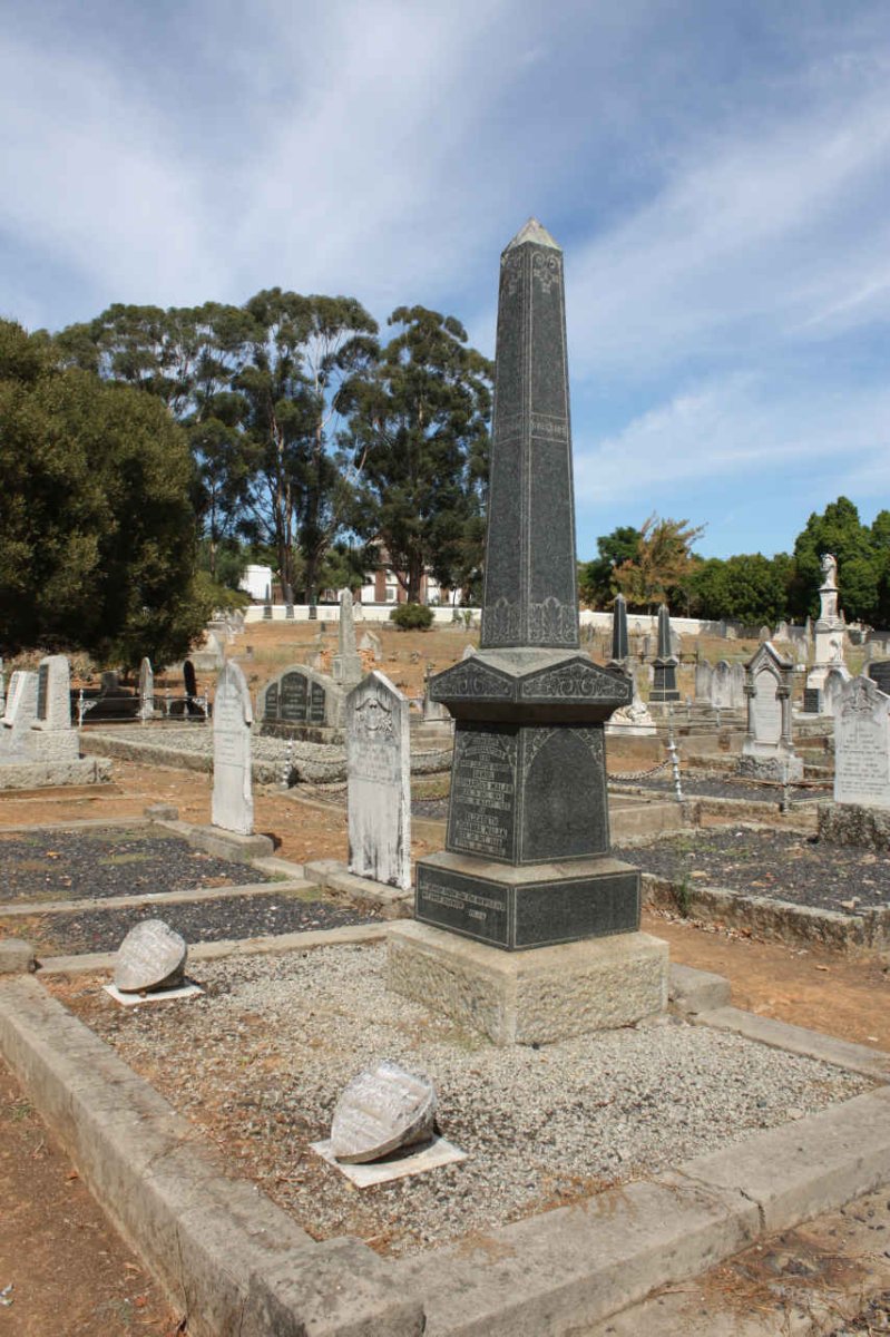 MALAN Daniel Gerhardus 1845-1925 &amp; Elizabeth Johanna 1848-1926
