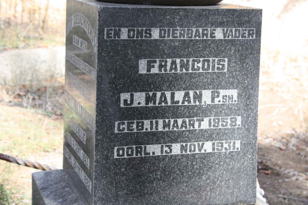 MALAN Francois J. 1858-1931