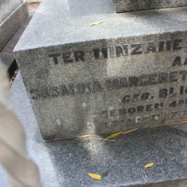 MERWE Susanna Margeretha, van der nee BLIGNAUT 1845-1932