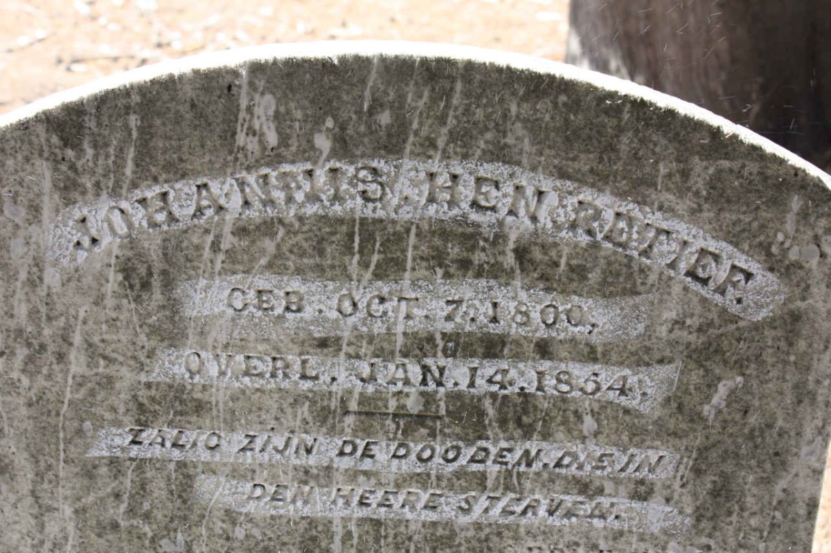 RETIEF Johannis Hen 1800-1854