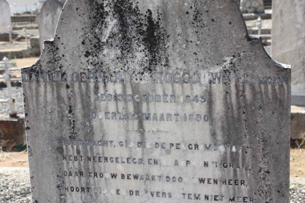 ROSSOUW Daniel Gerhardus  1845-1890