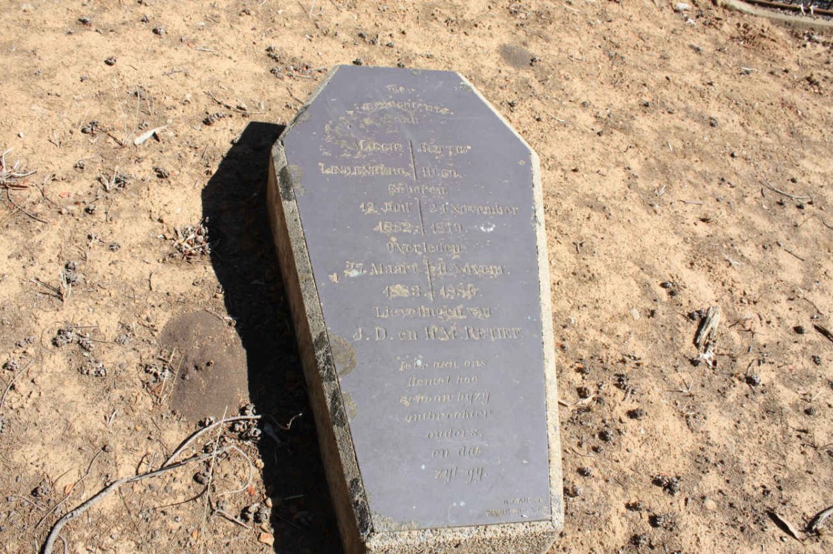RETIEF Maggie Lindenberg 1882-1883 :: RETIEF Hettie Hugo 1879-1886