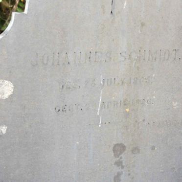 SCHMIDT Johannes 1806-188?