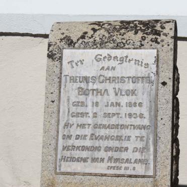 VLOK Theunis Christoffel Botha 1866-1936