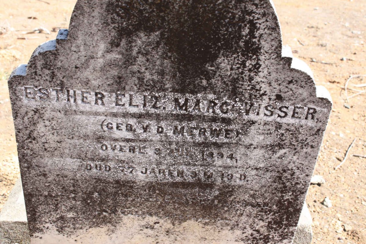 VISSER Esther Elizabeth Margaretha nee V.D. MERWE -1894