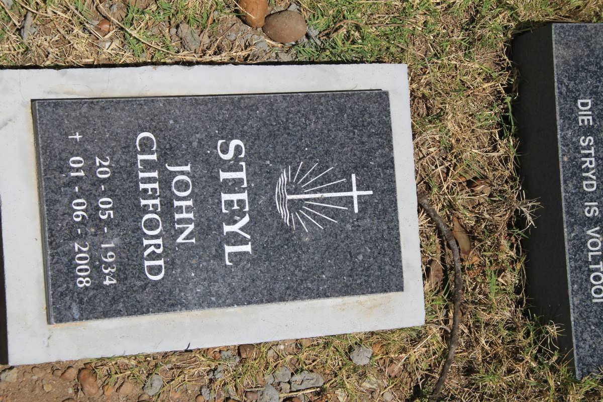 STEYL John Clifford 1934-2008