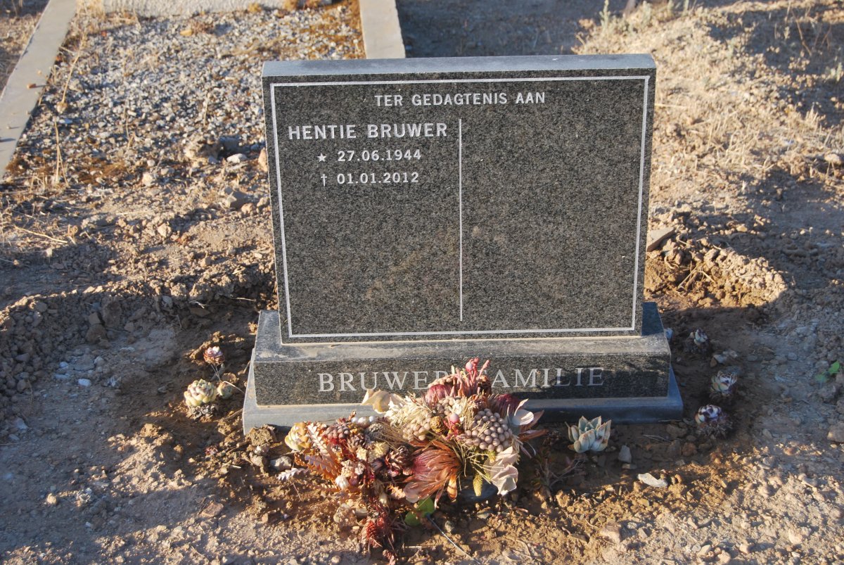 BRUWER Hentie 1944-2012