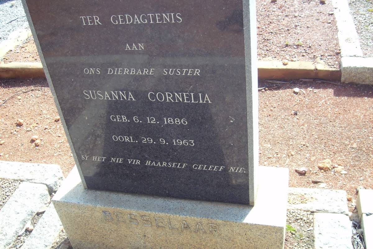 BESSELAAR Susanna Cornelia 1886-1963