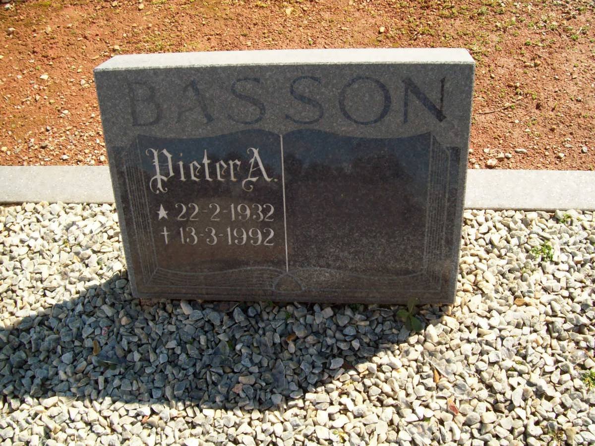 BASSON Pieter A. 1932-1992