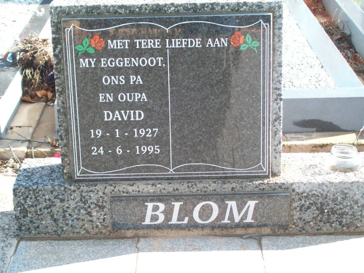 BLOM David 1927-1995