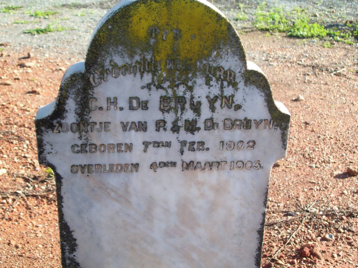BRUYN C.H., de 1902-1903