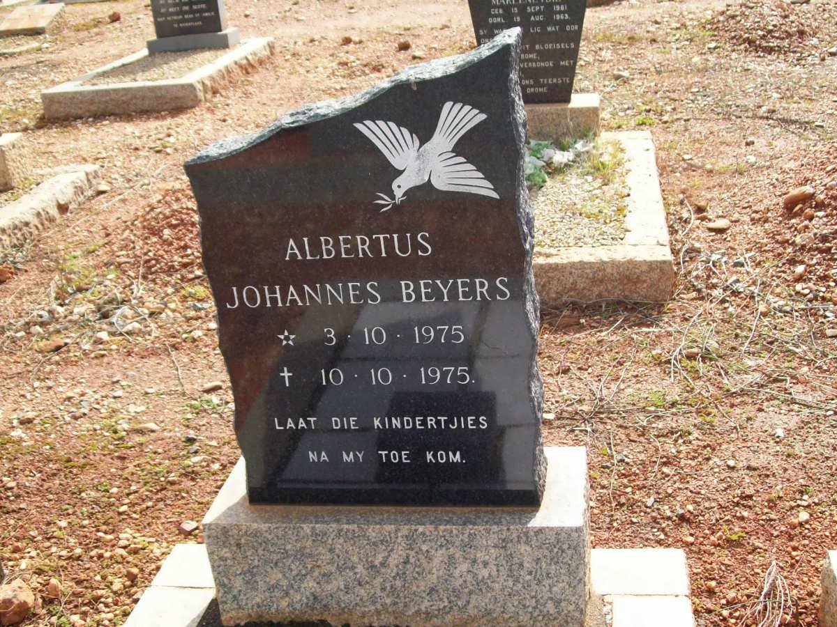 BEYERS Albertus Johannes 1975-1975