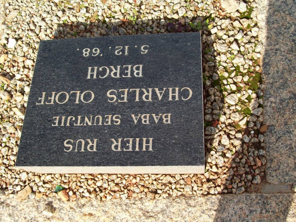 BERGH Charles Oloff -1968