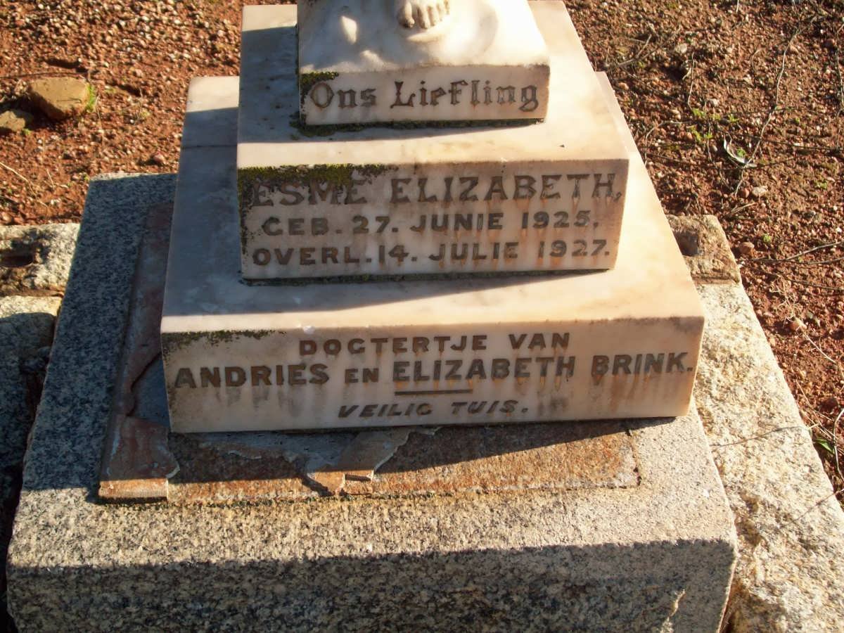 BRINK Esme Elizabeth 1925-197