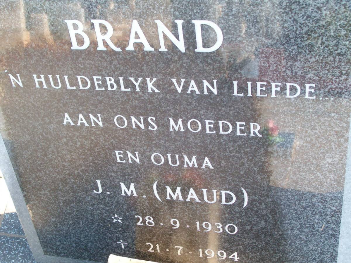 BRAND J.M. 1930-1994