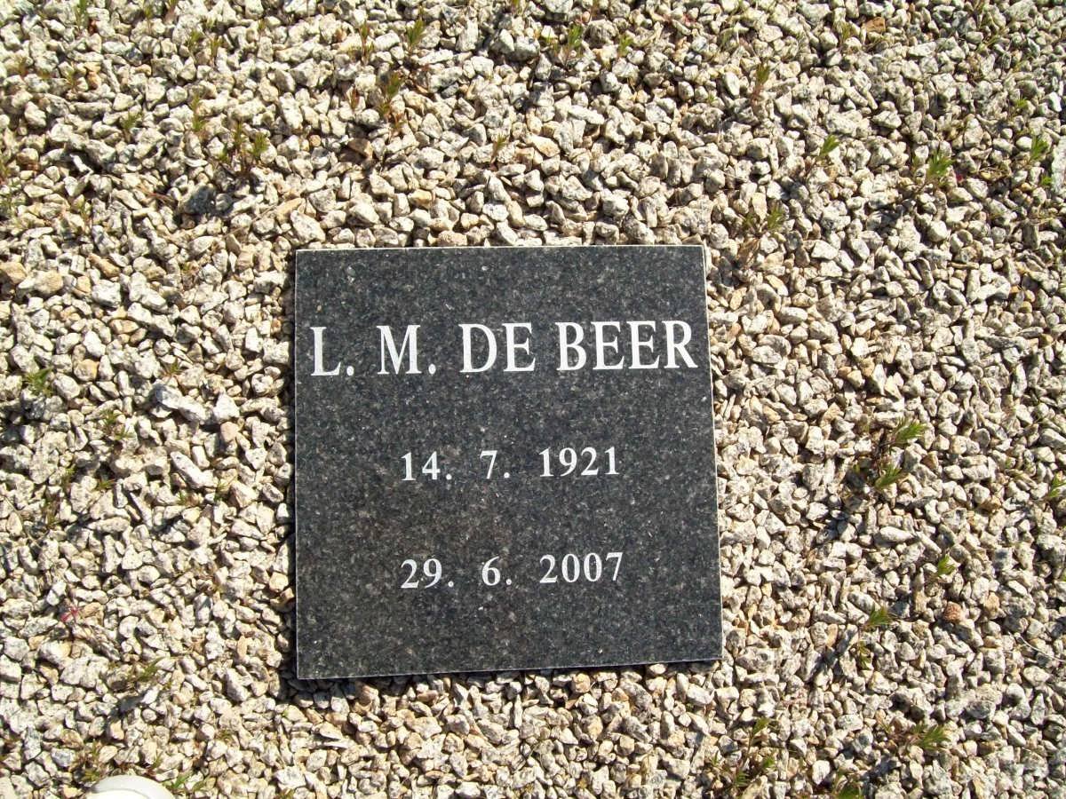 BEER L.M., de 1921-2007