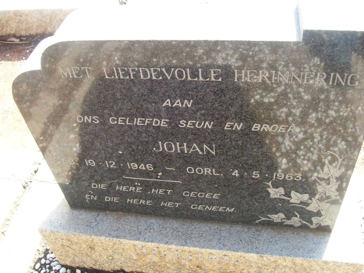BOTHMA Johan 1946-1963